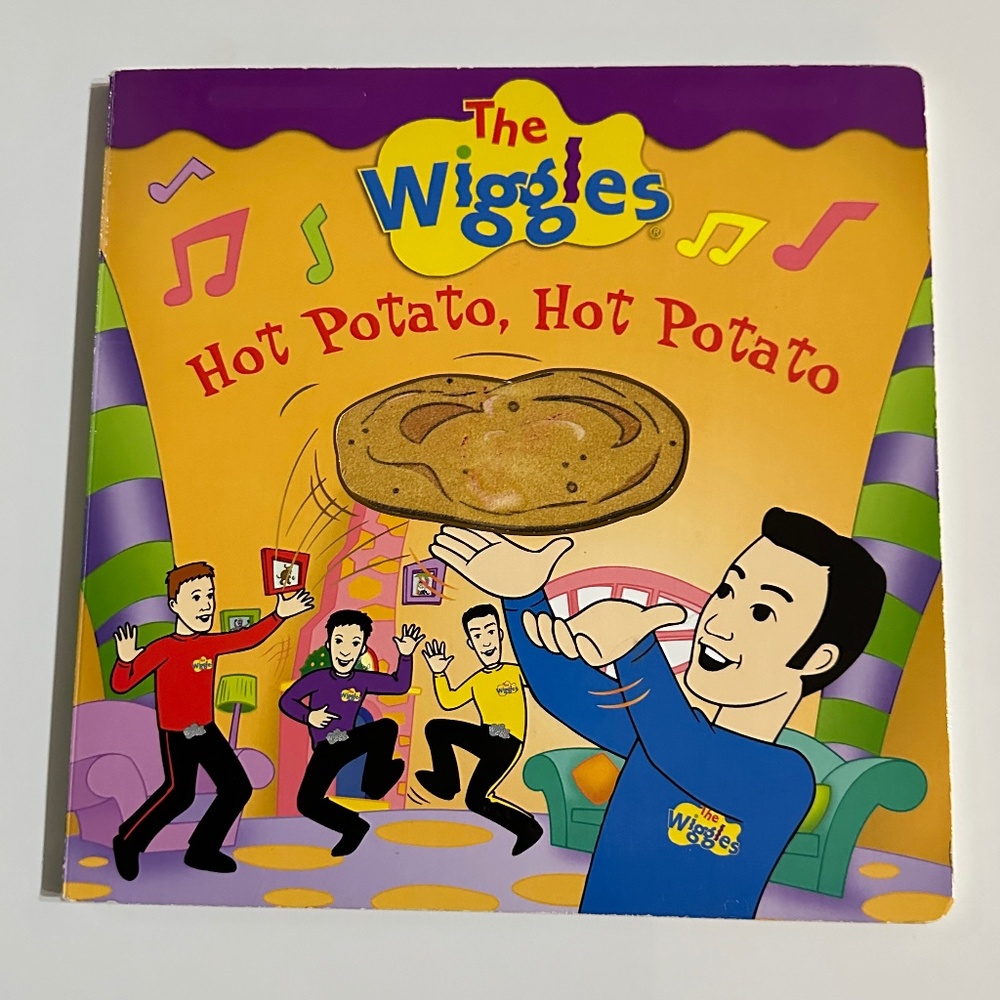 Vintage 2004 Rare The Wiggles Hot Potato Board Book Y2K